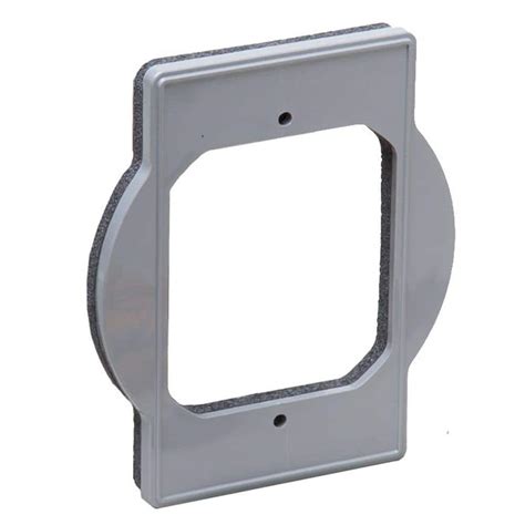 round electrical box adapter plate|convert round box to outlet.